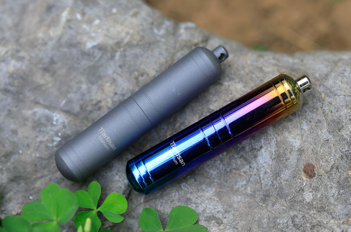 Pure Titanium Waterproof Pill Case Keychain pill Holder Container Organizer EDC 07FC0E-D4 - KOEEK