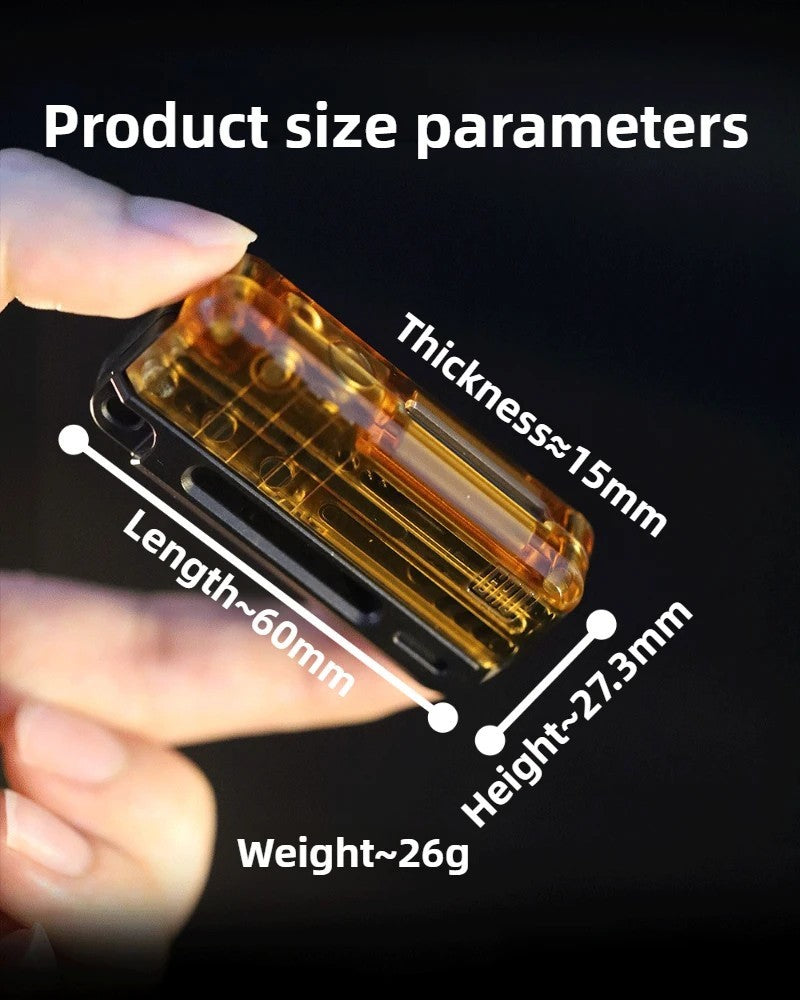 GAO Studio PC RlFLE-5 Magnetic Mechanical Rebound Push Slider EDC Decompress Toy 07FC0E-D4 - KOEEK