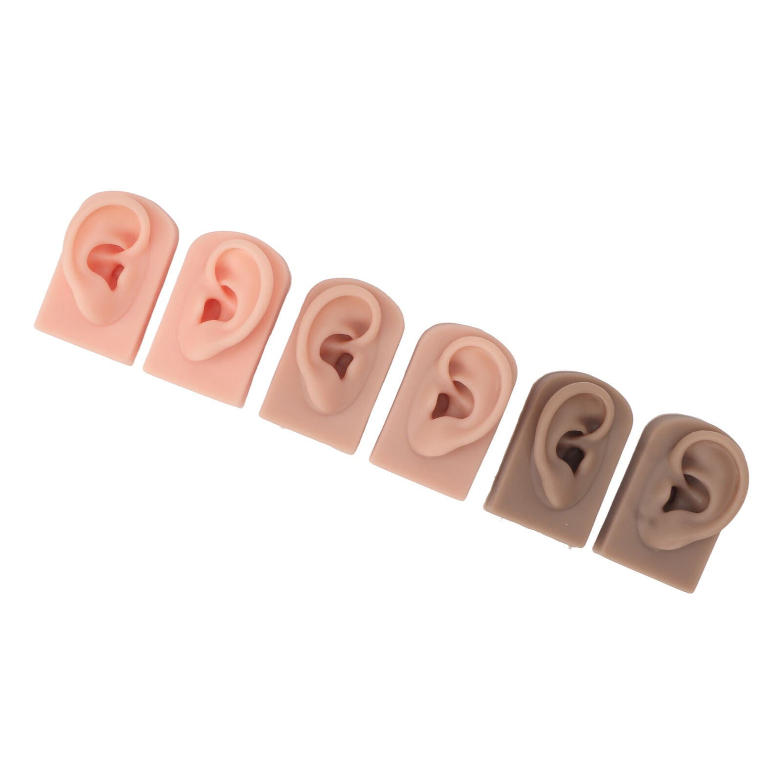 new 3 Pairs Silicone Ear  Colors Soft Flexible Waterproof Simulation HGF koeek - KOEEK