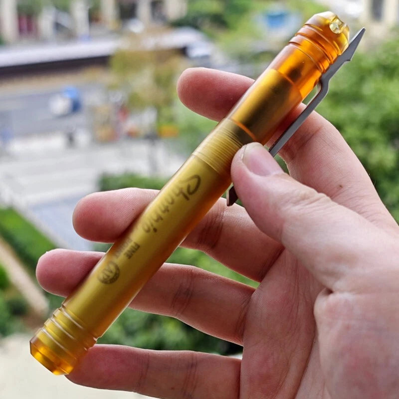 Ultem PEI Titanium Alloy Pocket Pen Collection Multi-functional Portable EDC Pen 07FC0E-D4 - KOEEK