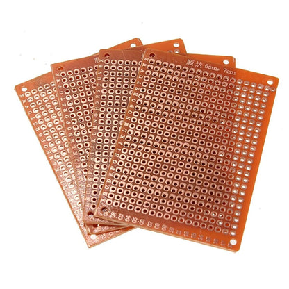 10 Pcs 5x7cm (2x3in) PCB Prototyping Perf Boards Breadboards Circuit Boards