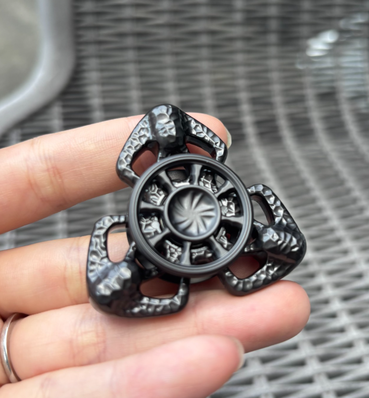 EDC Fidget Spinner Flame Butterfly Hand Spinner Stress Relief Toy Anxiety Toys 07FC0E-D4 - KOEEK