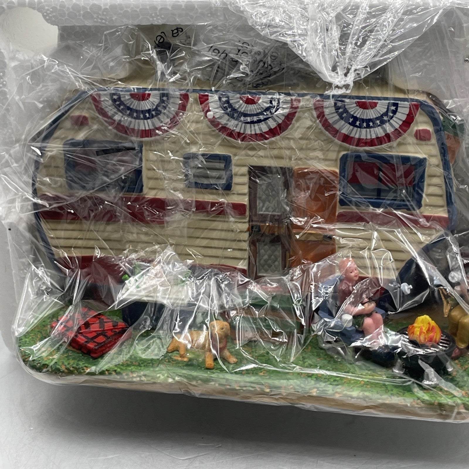 Lemax 2018 Summer Trailer Porcelain Lighted Display USA 4th Of July Patriotic LEMAX - KOEEK