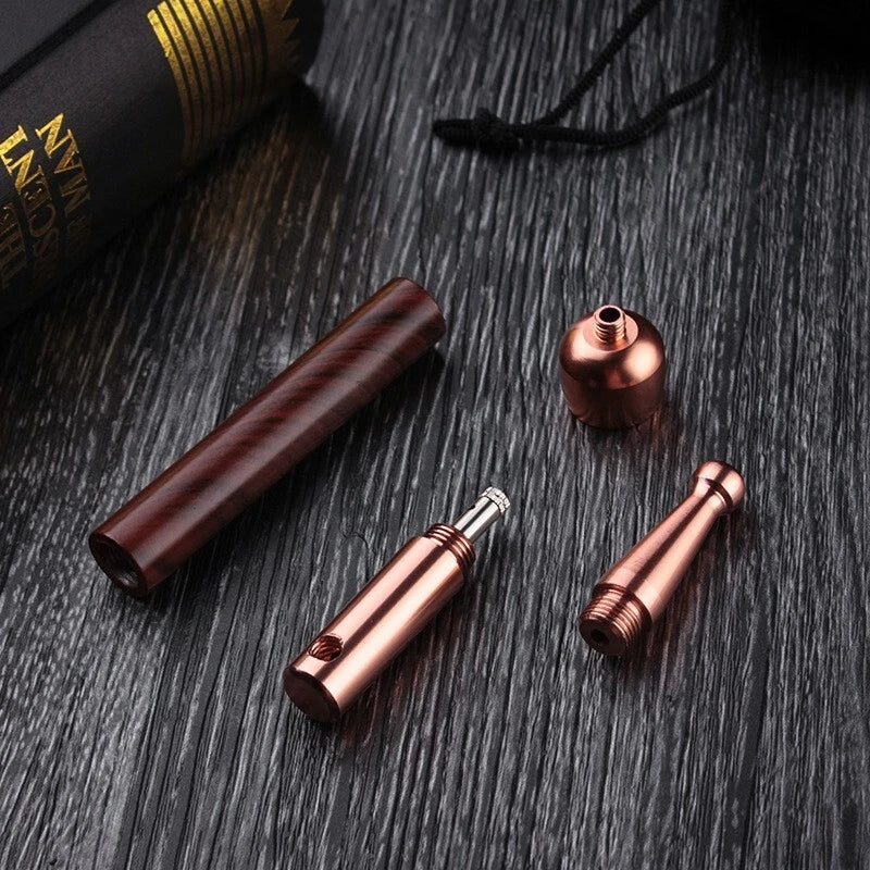1pcs Metal Rose Gold Color Smoking Pipe Creative Pipes Aceessories Tobacco Pipe 07FC0E-D4 - KOEEK