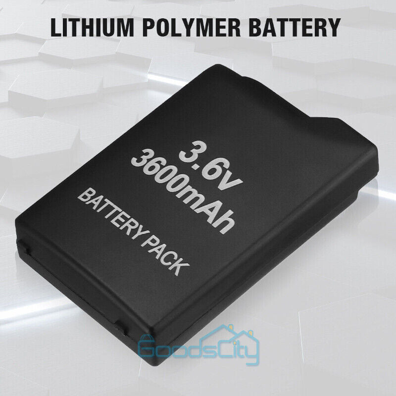 nytt OEM oppladbart batteri for PSP-2000 PSP-3000 Lite Slim 3,6V 3600mAh