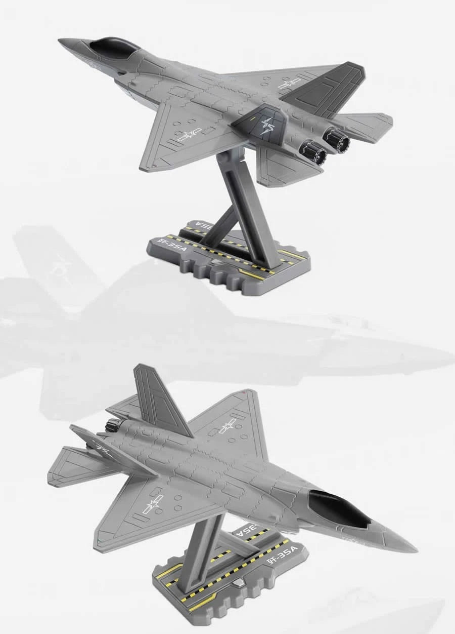 PLA 1/144 J35A Fighter Diecast Finished Product Model 07FC0E-D4 - KOEEK