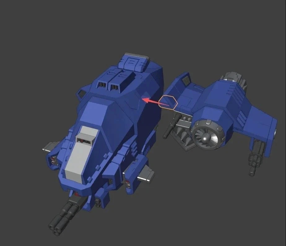 3D Printed X-14 Falcon Orbiter Simulation Fighter Static Model Desktop DecorToy 07FC0E-D4 - KOEEK