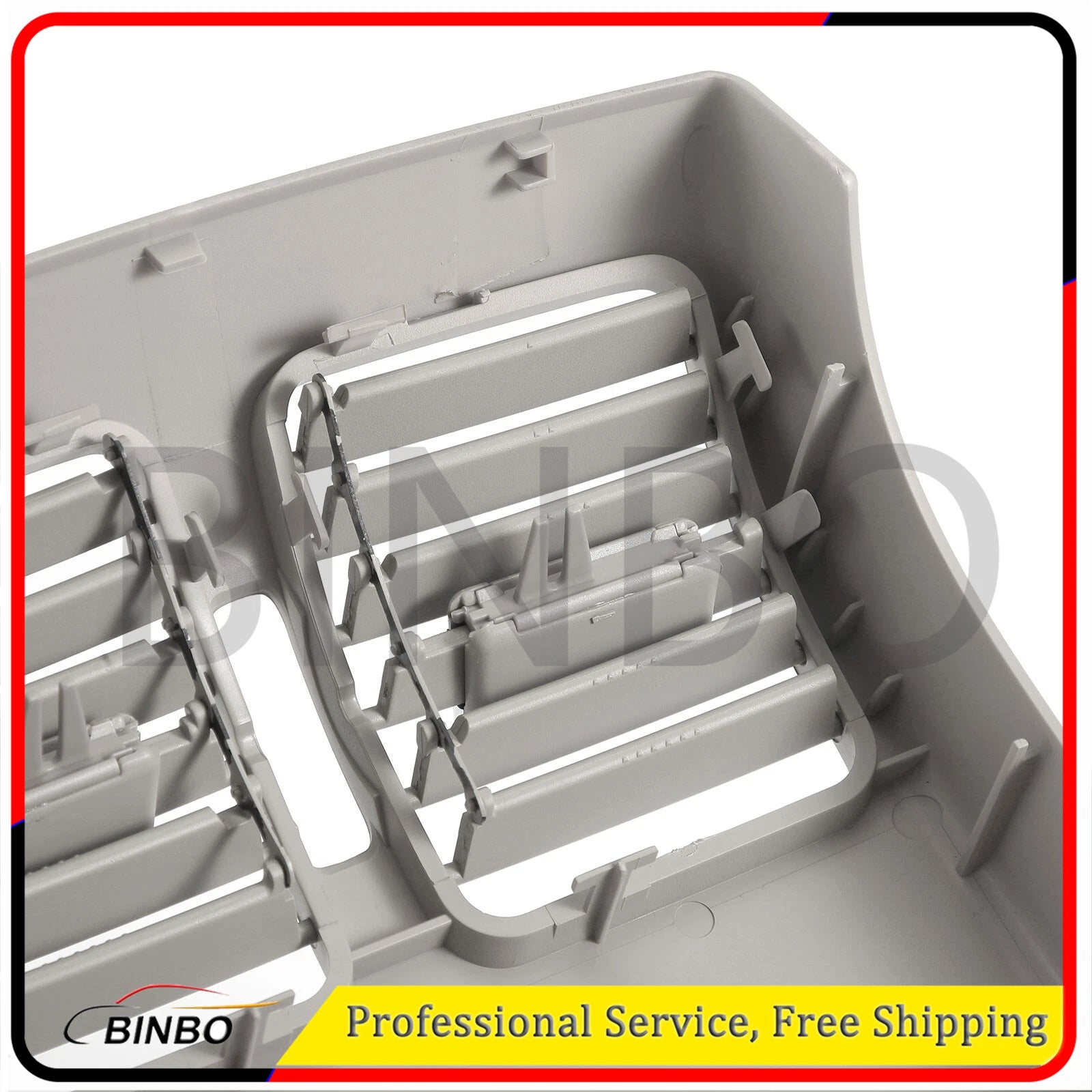 Rear Air Grille AC Outlet Air Vent for Mercedes-Benz C Class W204 07-13 Gray 07FC0E-D4 - KOEEK