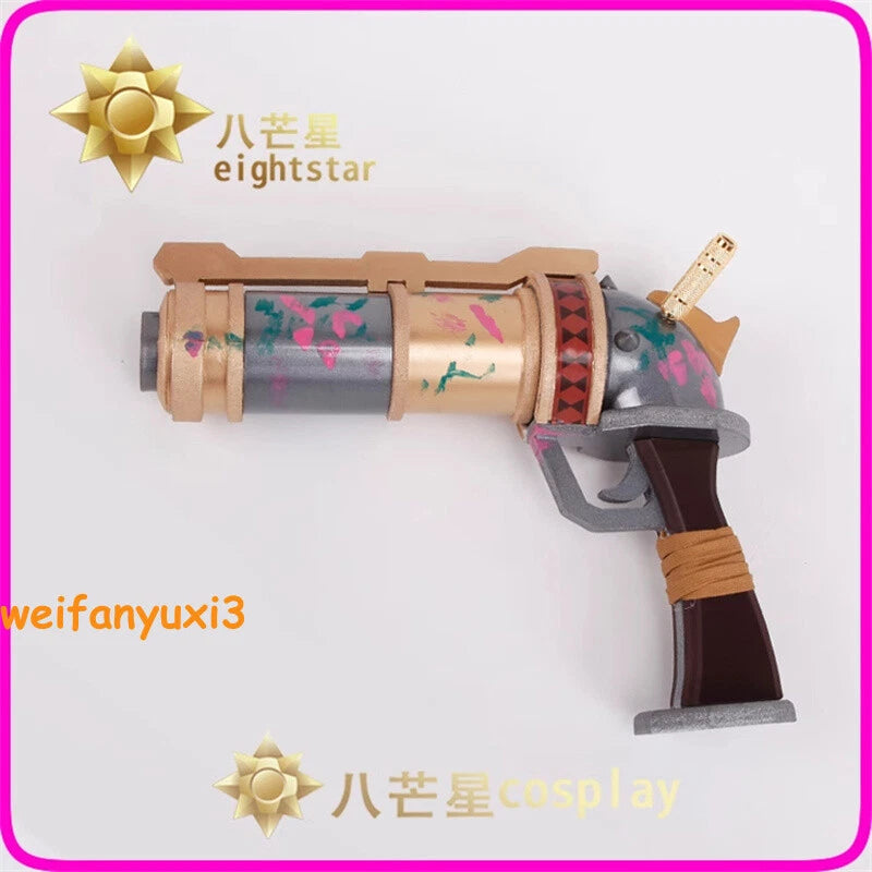 25cm Arcane：League of Legends Jinx Pistol Cosplay PVC Prop Jinx Accessory Gift 07FC0E-D4 - KOEEK