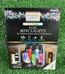 24 Gemmy Orchestra of Lights Color-Changing Faceted Mini LED Lights - GEMMY - KOEEK