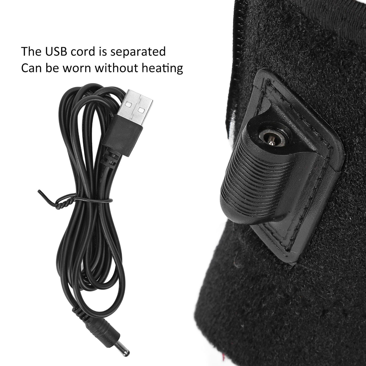 new Heated Ankle Wrap Relieve Discomfort Brace For Sprains Strains Arthritis HGF koeek - KOEEK