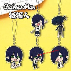 5Pcs/Set Anime Chainsaw Man Reze Acrylic Phone Decor Backpack Pendant Gift 07FC0E-D4 - KOEEK