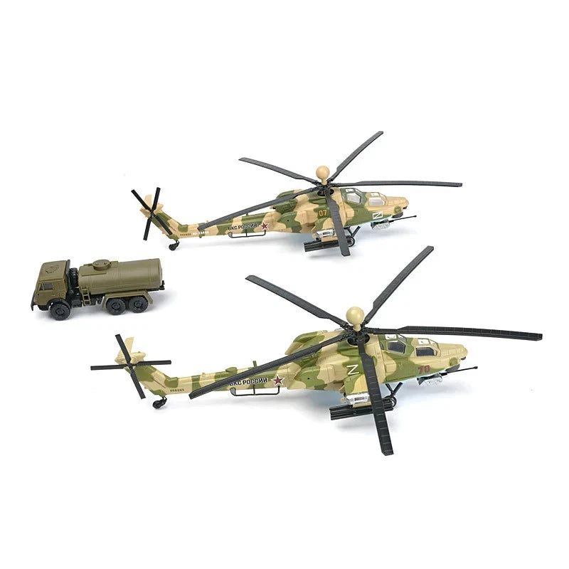 1:72 Mi-28NM Pre-Painted Super Night Hunter Attack Helicopter Model Kit 07FC0E-D4 - KOEEK