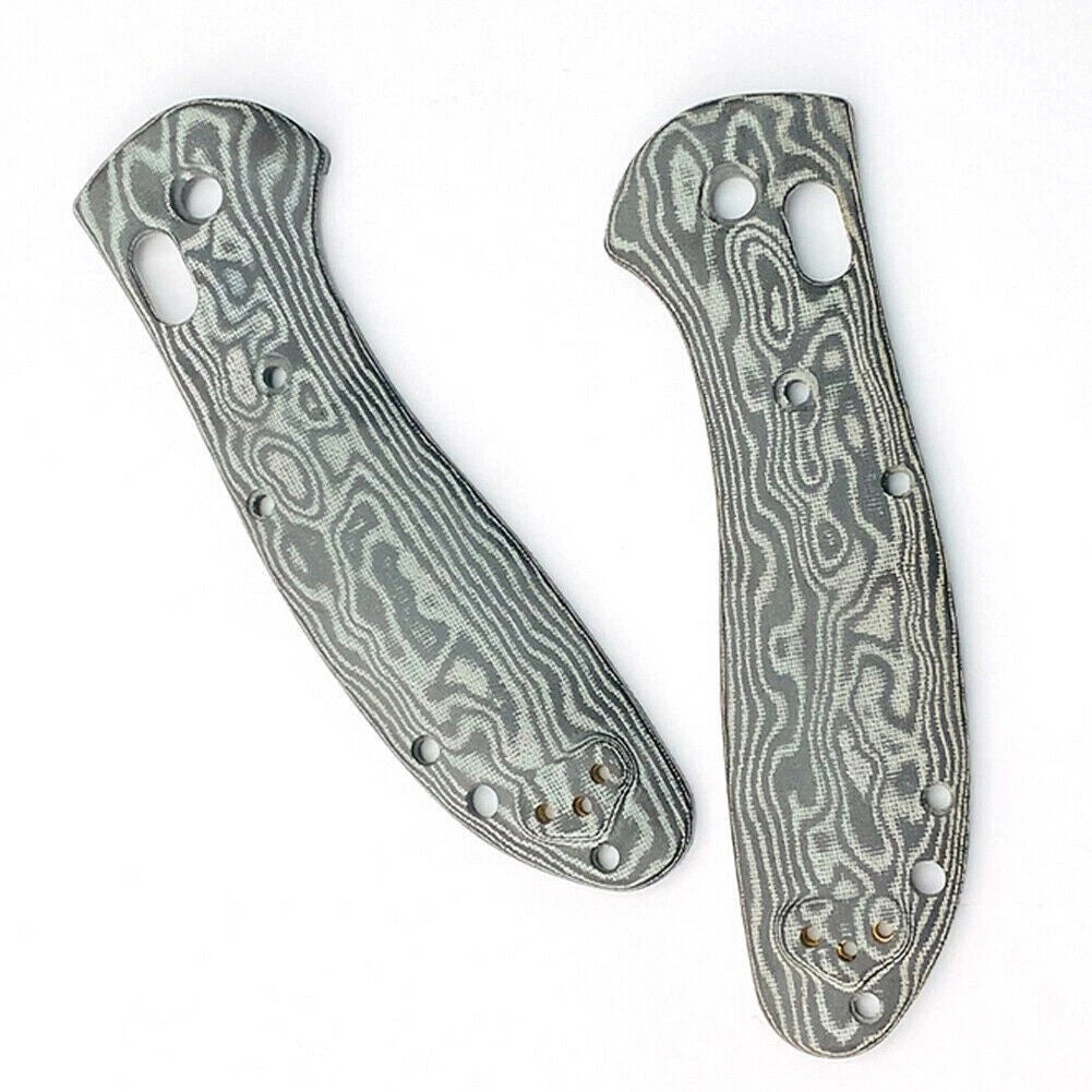 1Pair Custom Micarta Material Handle Scales Patch for Benchmade Griptilian551EDC 07FC0E-D4 - KOEEK