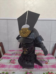Japanese Samurai 1/1 Wearable Armor Helmet Warrior Full Face Mask Unisex Cosplay 07FC0E-D4 - KOEEK