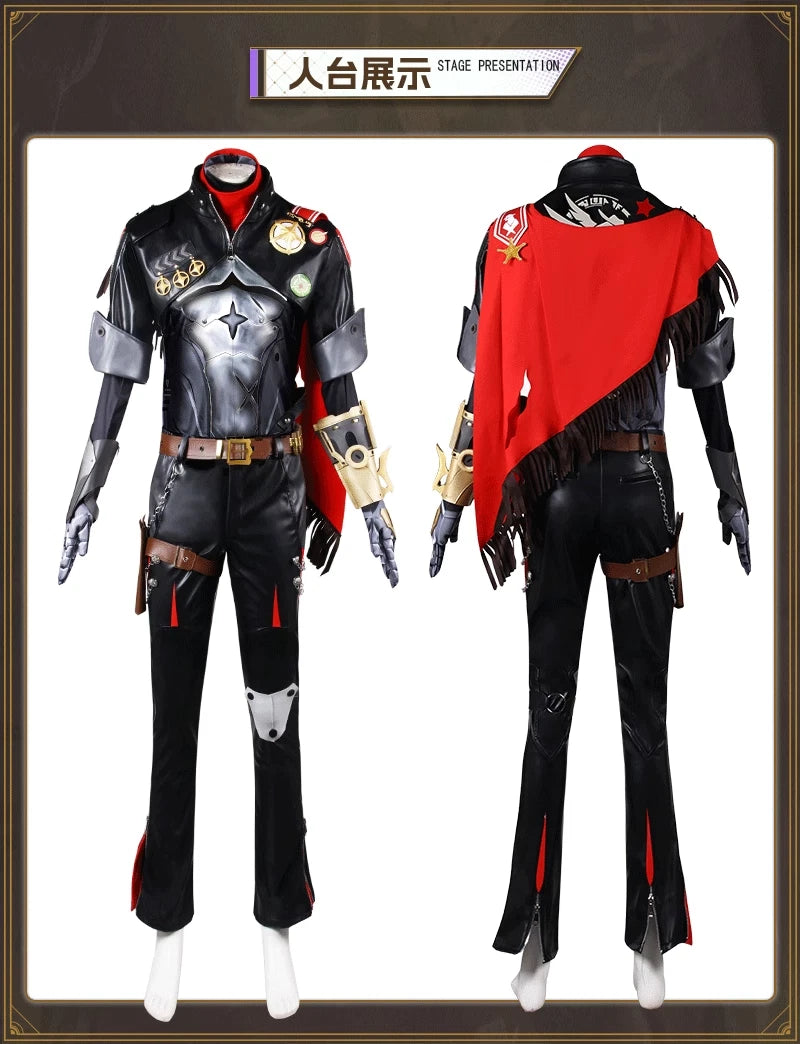 Honkai: Star Rail Galaxy Ranger Boothill Men Cosplay Costume Coat Pants Hat Set 07FC0E-D4 - KOEEK