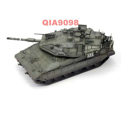 1:72 Scale Israeli Merkava 4M Main Battle Tank Painted Plastic Model 07FC0E-D4 - KOEEK