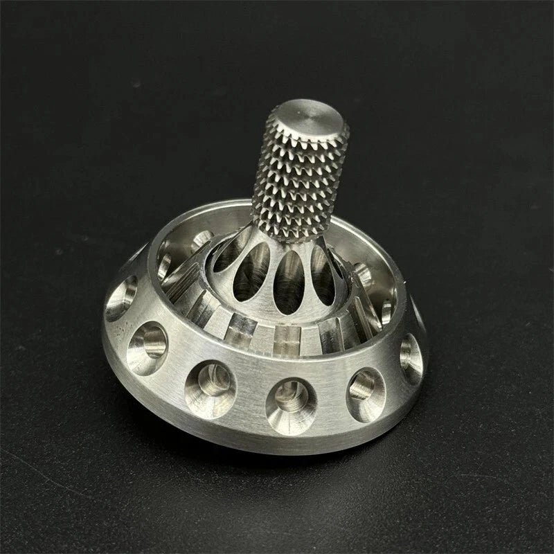 Fashion Stainless Steel Fidget Spinner EDC Stress Relief Hand Spinner Cool Gift 07FC0E-D4 - KOEEK