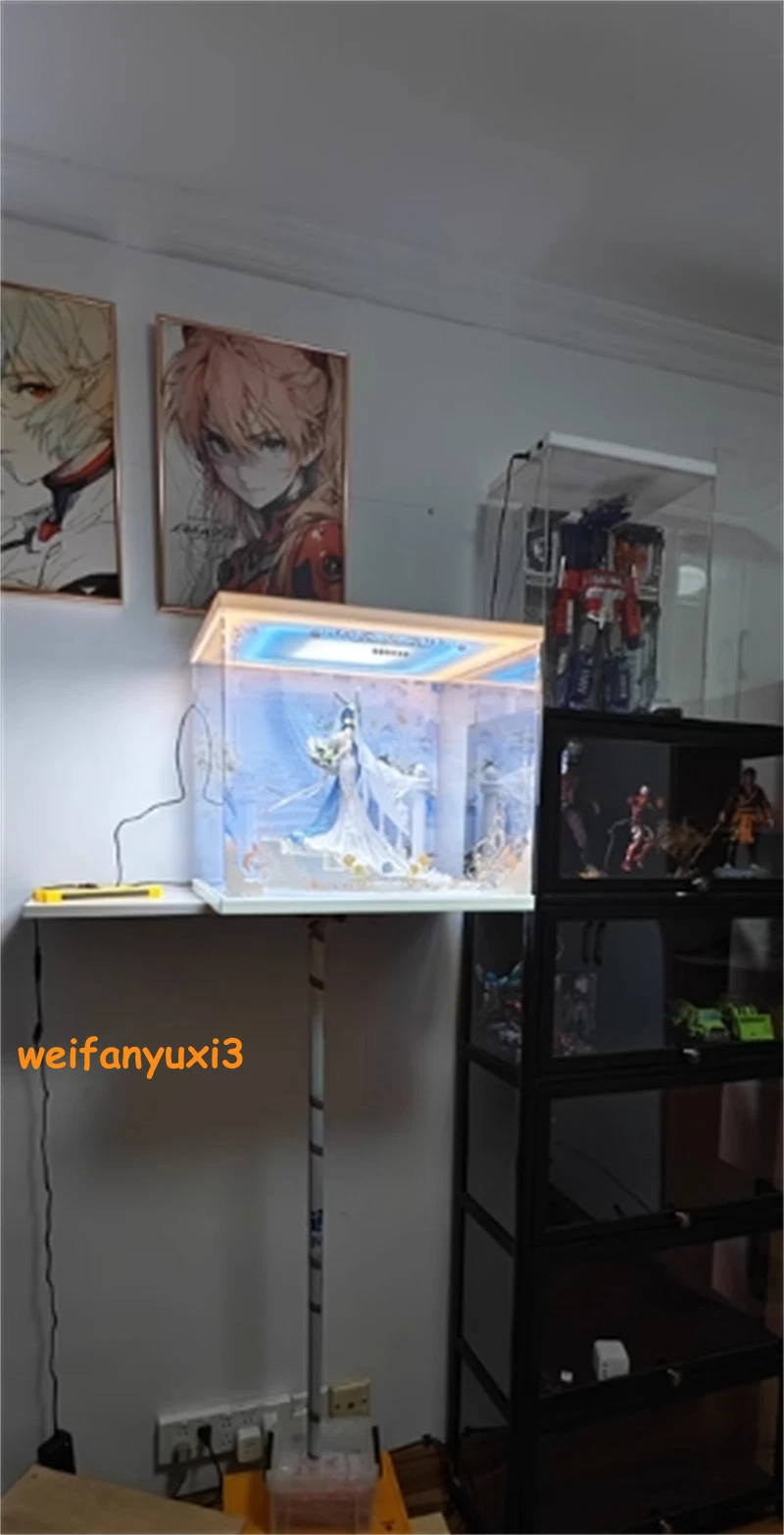 APEX Azur Lane  Jersey Snow-White Ceremony Ver. 1/7 LED Acrylic Display Box 07FC0E-D4 - KOEEK