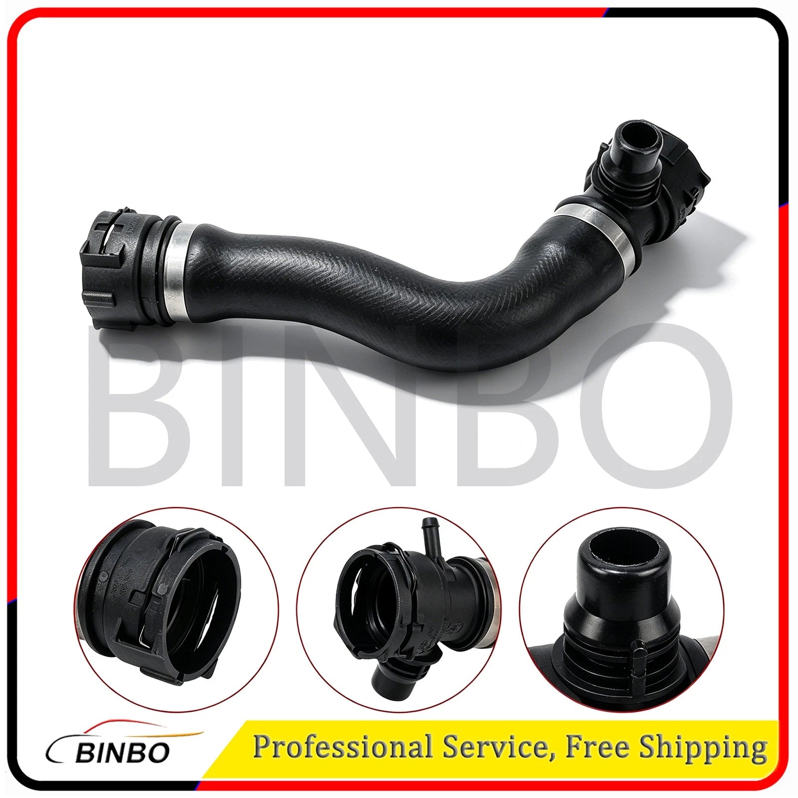 5pcs Radiator Coolant Hose Kit for BMW E82 E90 E92 135i 335i xDrive Z4 N54 N55 07FC0E-D4 - KOEEK