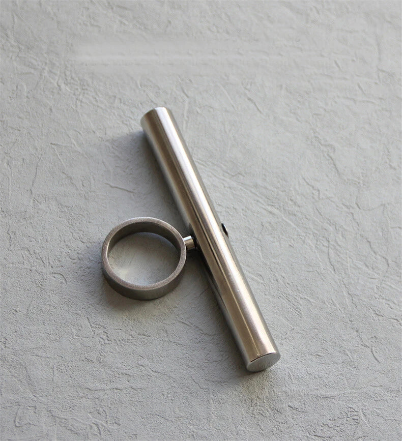 1pcs Stainless Steel Cool Stick EDC Outdoor Tool Pendant Kubaton Tactical Stick 07FC0E-D4 - KOEEK