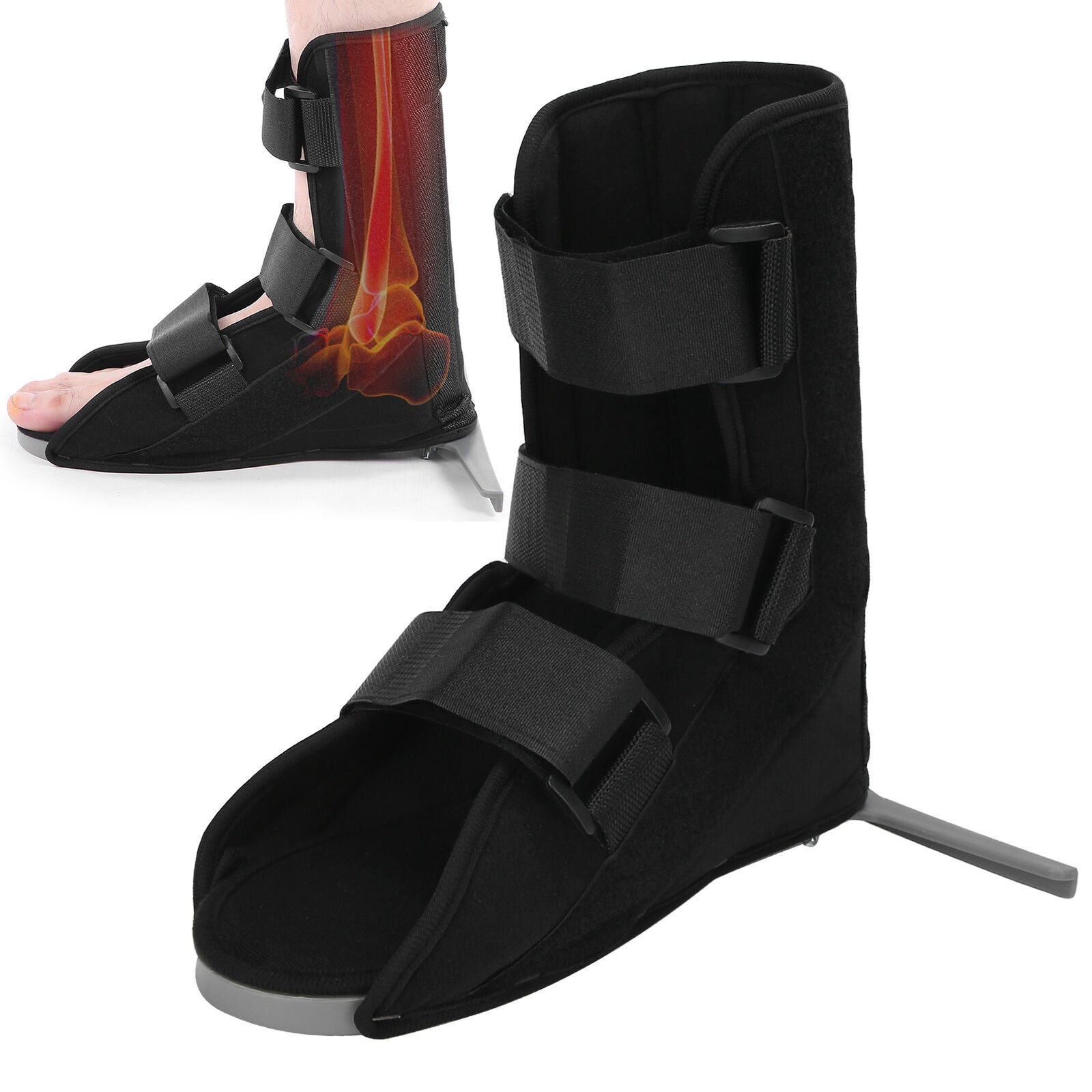 new Ankle Brace Drop Splint Fractures Ankle Protection Fixing Braces (Adult)(M ) HGF koeek - KOEEK