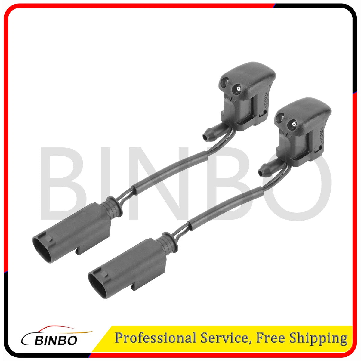 2 Pcs For BMW 5 E39 525i 61668361039 Heated Windshield Washer Nozzles Spray Jet 07FC0E-D4 - KOEEK