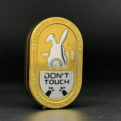 Novel Metal Fidget Slider Cartoon Rabbit Pattern Fidget EDC Toys Stress Relief 07FC0E-D4 - KOEEK