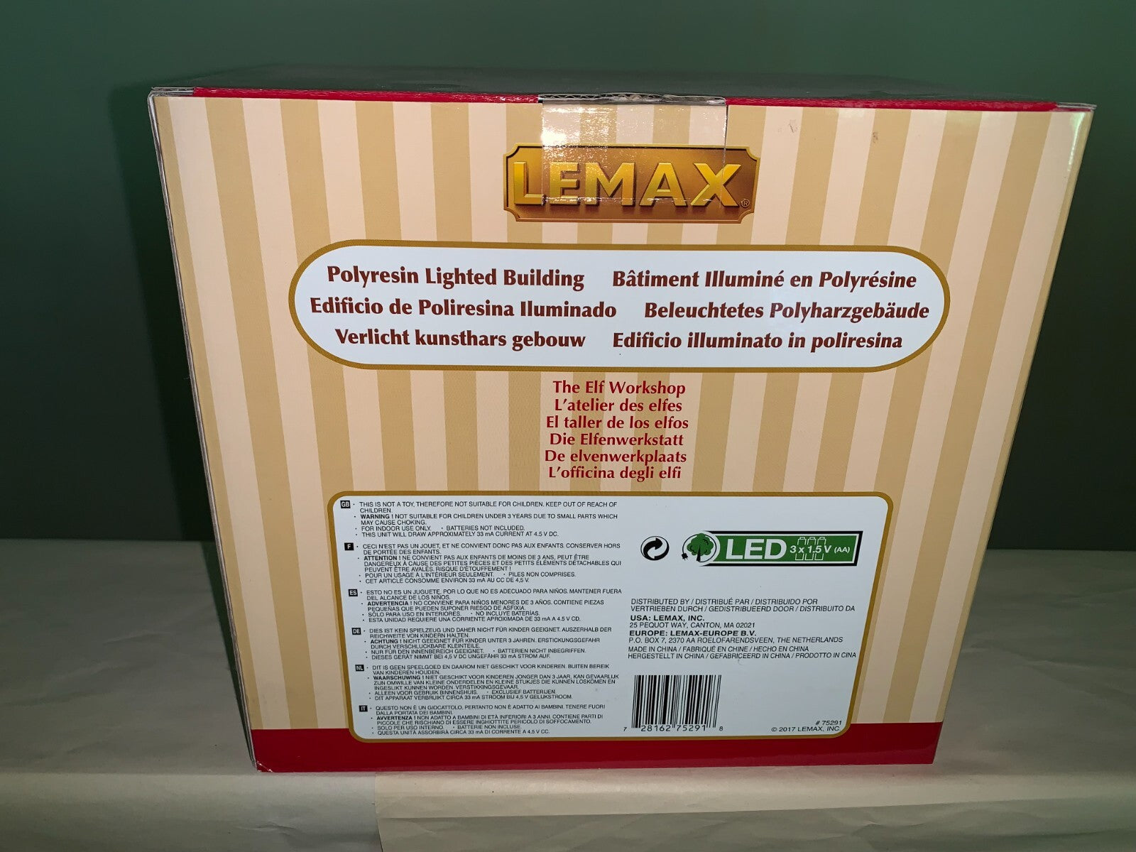 2017 Lemax The Elf Workshop  Christmas Village #75291 Lighted Building LEMAX - KOEEK