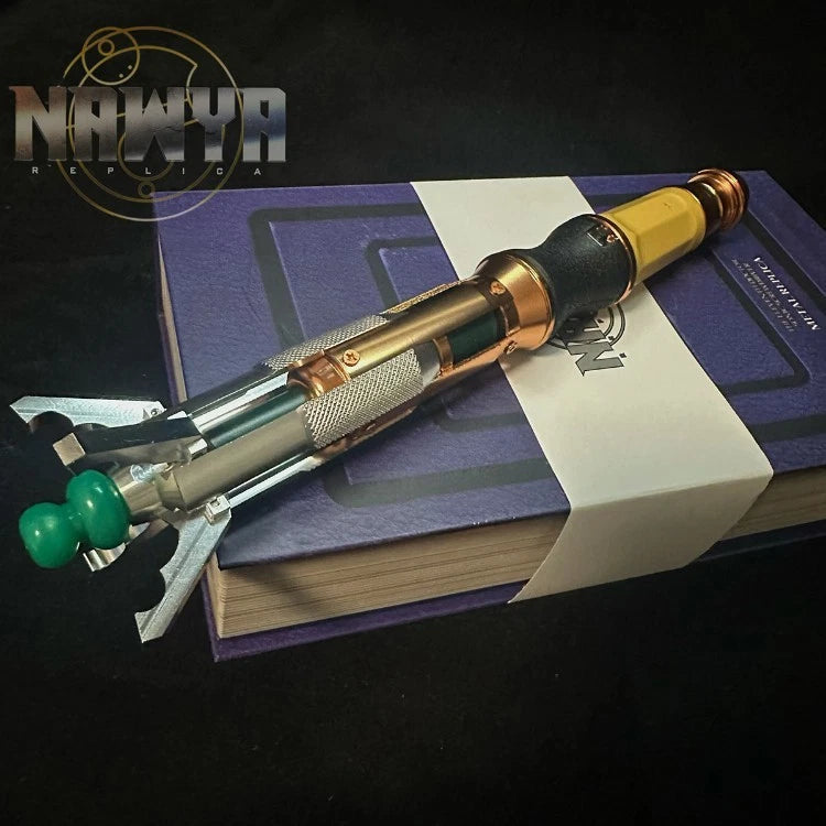 IN US NAWYA Doctor Who 11th Metal Sonic Screwdriver w/ LED Cosplay Prop Light up 07FC0E-D4 - KOEEK