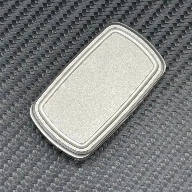 Hot Silver Simple EDC Fidget Toys Stainless Steel Mechanical Push Fidget Slider 07FC0E-D4 - KOEEK