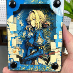 Anime Violet Evergarden Acrylic Brick 3D Card Figure Collection Decor Gift 07FC0E-D4 - KOEEK