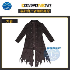 2024 Fallout Ghoul Cosplay Costume Shirt Hat Outfit Men's Clothing Coat Suit 07FC0E-D4 - KOEEK