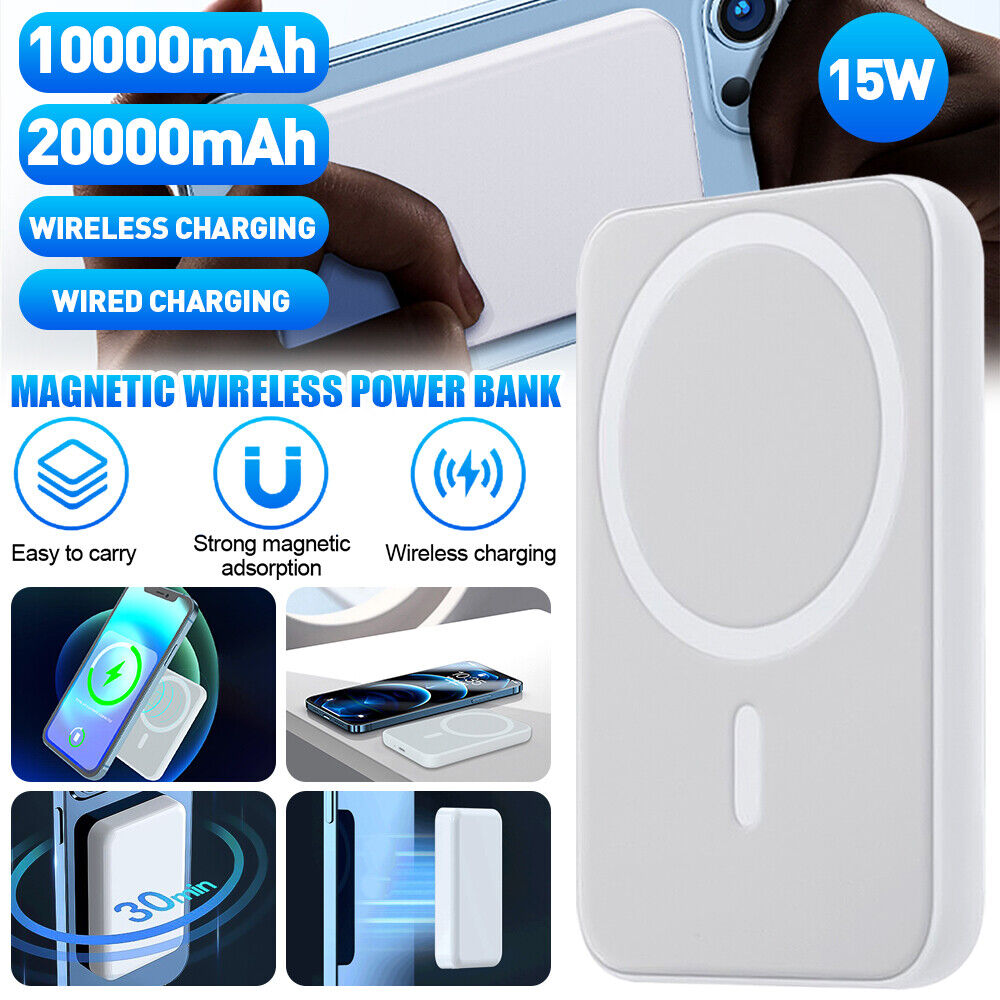 ny 20000mAh magnetisk lader Inalambrico Banco De Energía Para Apple IPhone 15 14