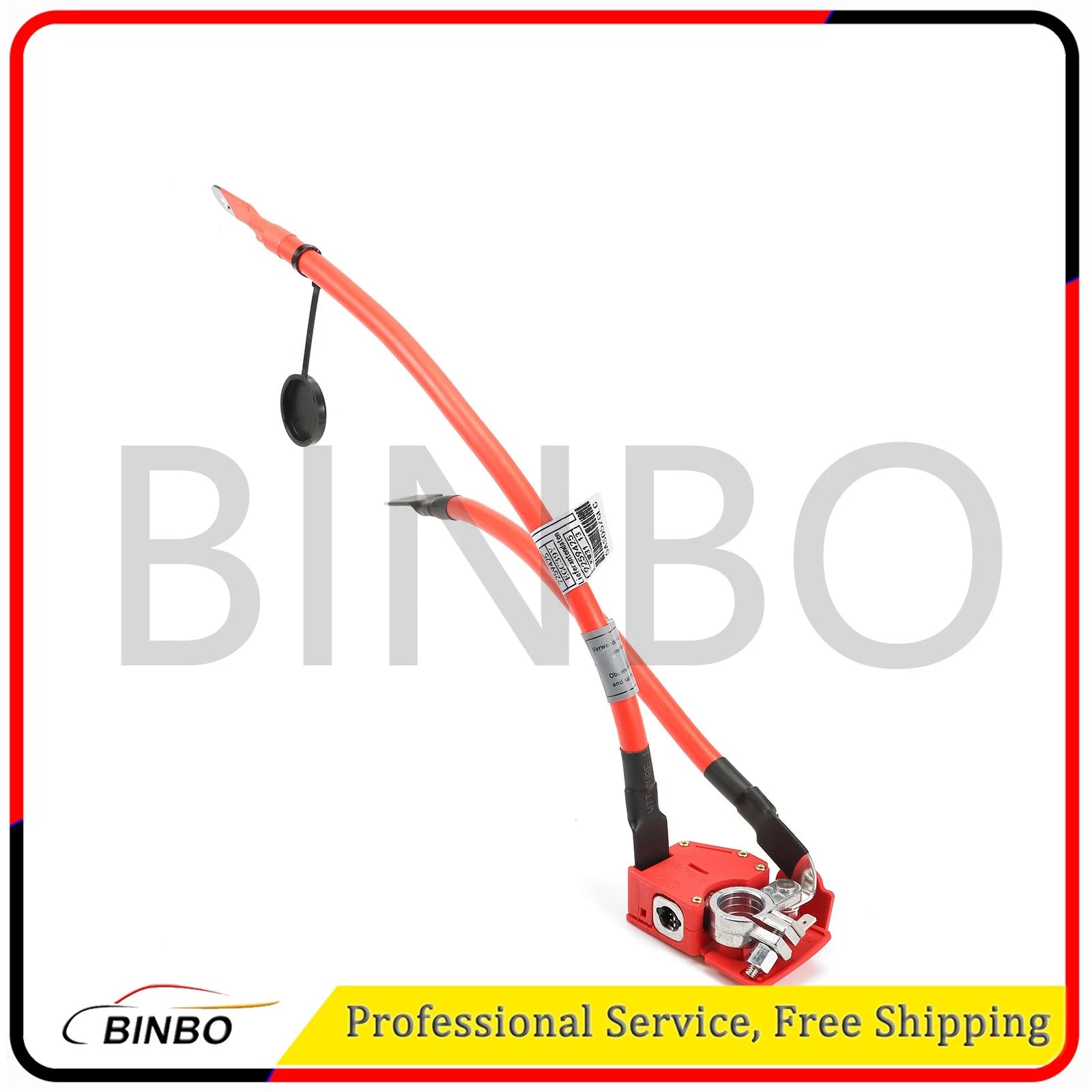 For 2012-2017 BMW F30 F80 POSITIVE BATTERY POWER TERMINAL CONNECTOR PLUS CABLE 07FC0E-D4 - KOEEK