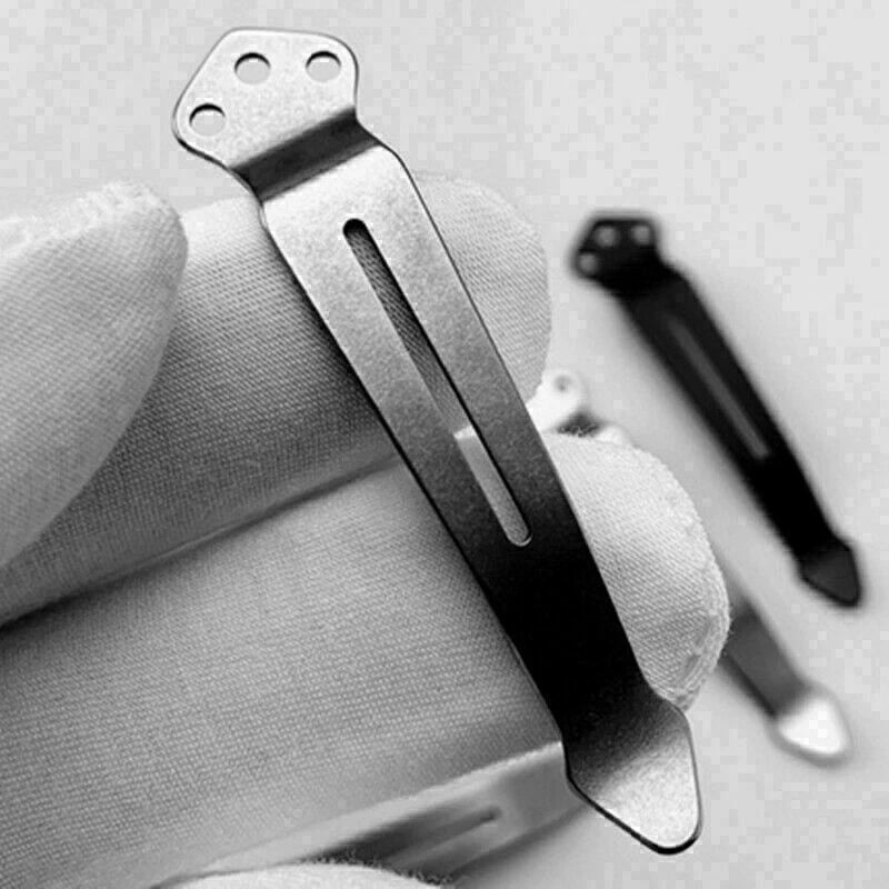 Titanium Deep Carry Pocket Clip for Benchmade 940 943 941 580&581 Folding Knifes 07FC0E-D4 - KOEEK