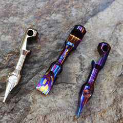 TITANER Titanium Alloy EDC Multi Tools Bottle Opener Keychain camping Hiking 07FC0E-D4 - KOEEK