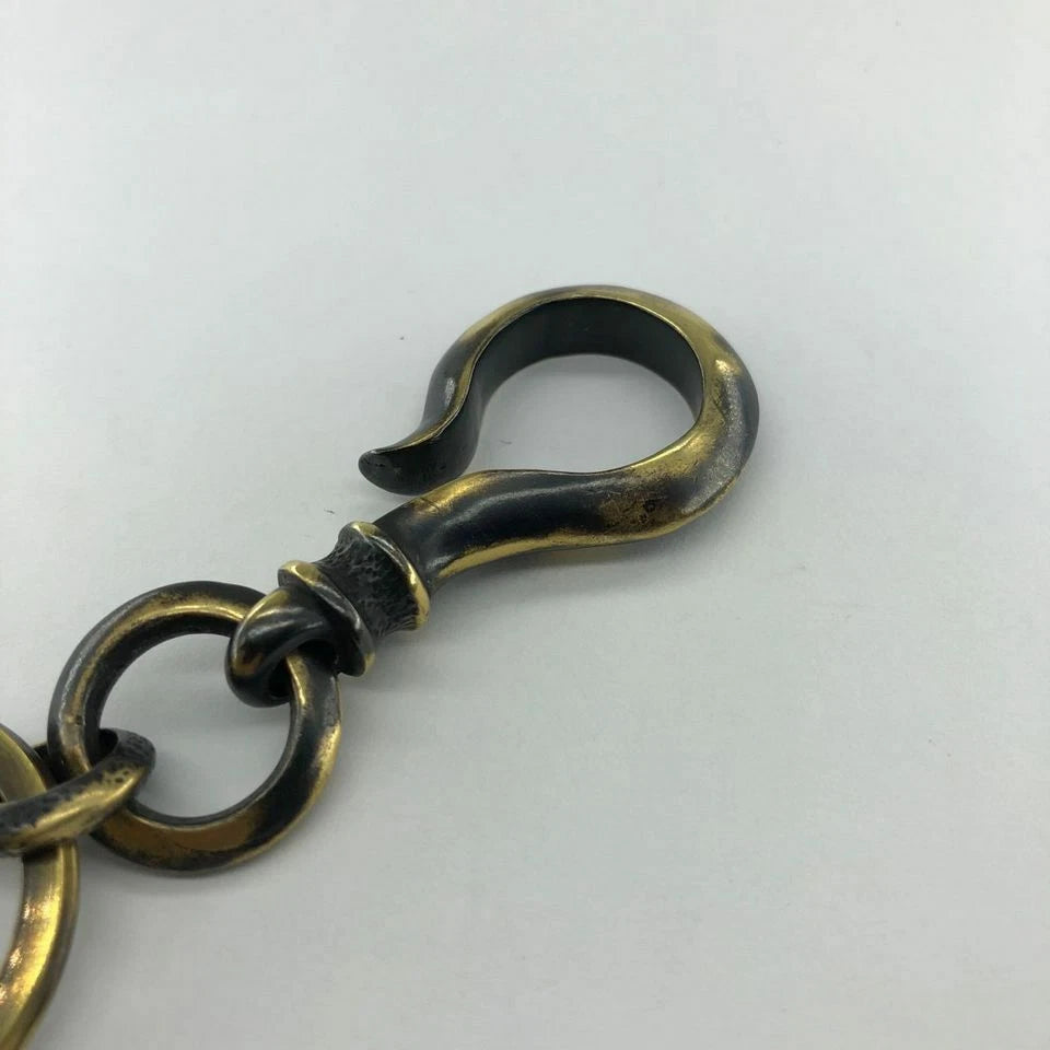 Brass Key Chain Key Ring Backpack Pendant Tool Outdoor Hanging Hook EDC C-8SB EDC - KOEEK