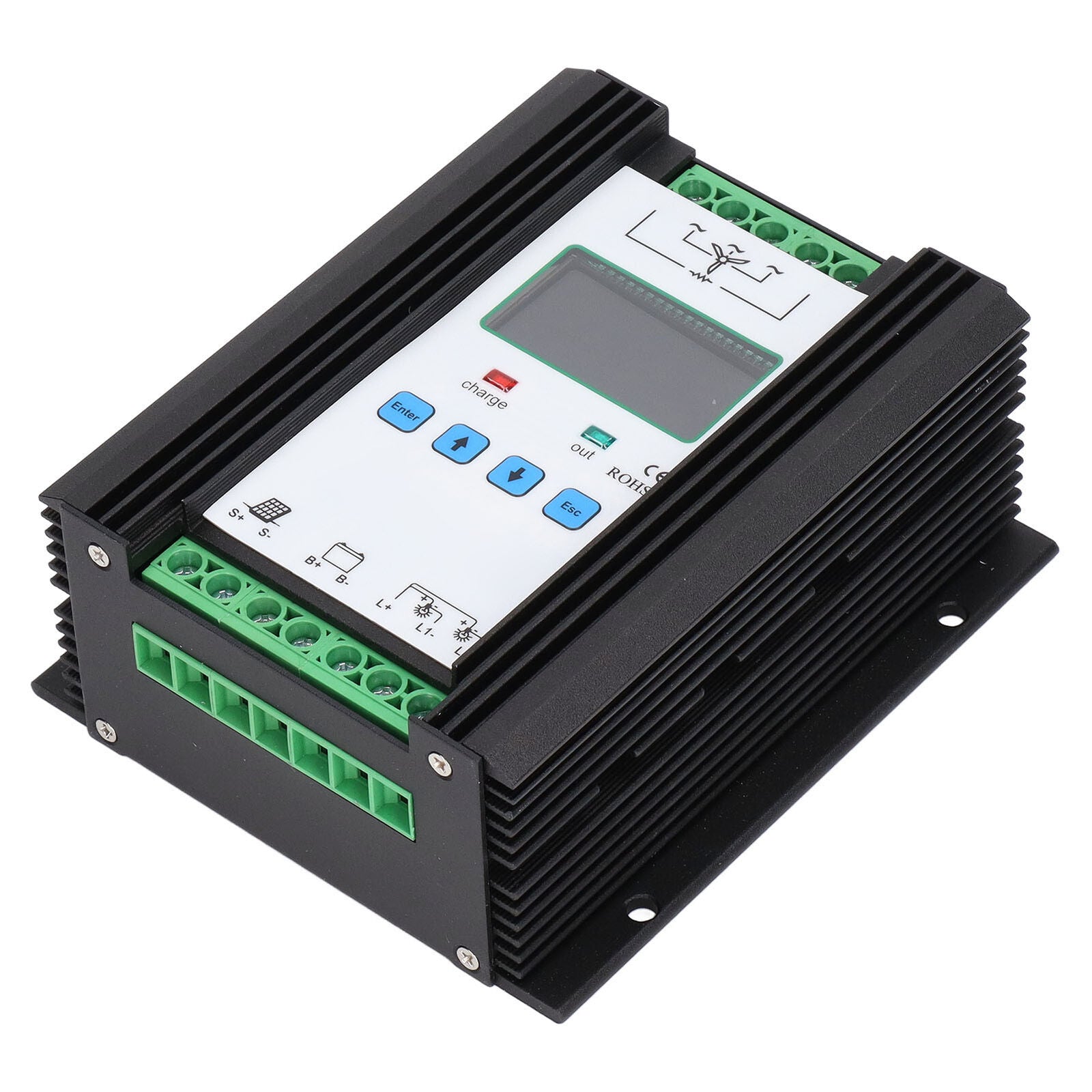 new Wind Solar Hybrid Controller Intelligent Control Wind Solar Regulator 12V 24V koeek - KOEEK