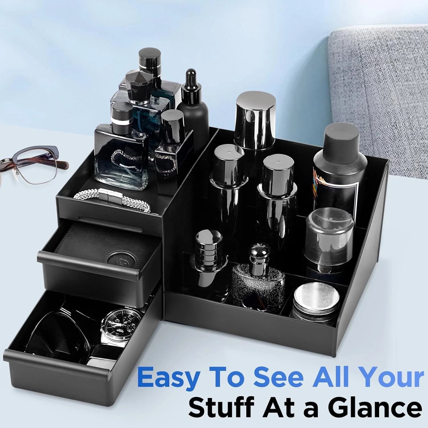 Deqin Men's Cologne Storage Rack, Cologne Display Rack 07FC0E-D4 - KOEEK