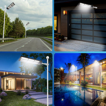 new Outdoor Solar Street Light Motion Sensor Lamp Commercial Dusk To Dawn Road Lamp