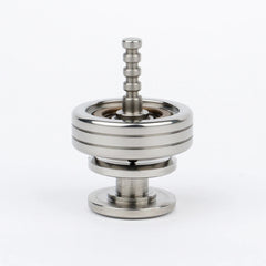 2 in 1 Stainless steel Spinning Top Finger Spinner Fidget Ceramic Bead EDC Toy 07FC0E-D4 - KOEEK