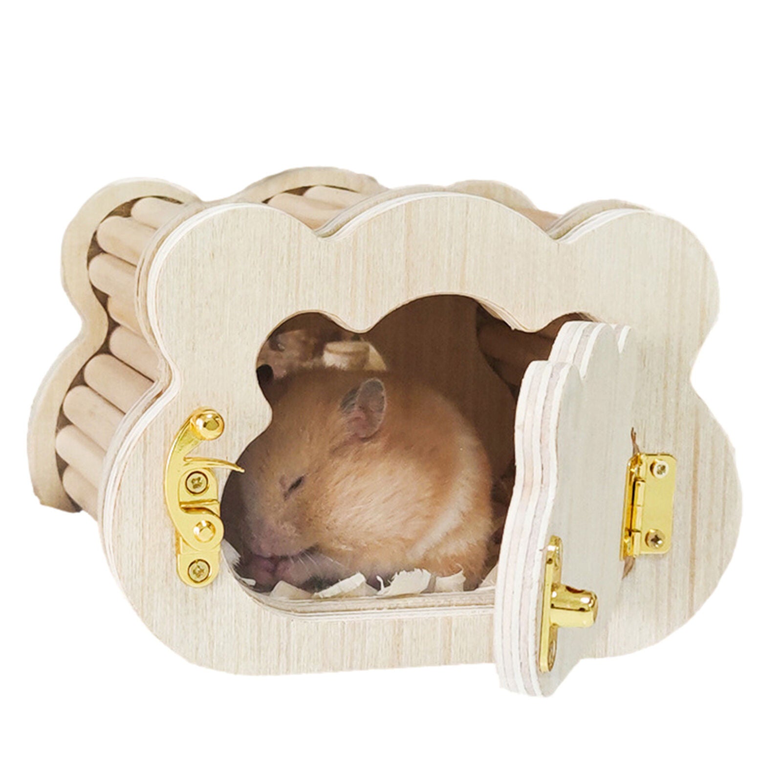 new Hamster Pet Products Small Animal House Hut Hideout Wooden Hamster Gerbil Mice koeek - KOEEK