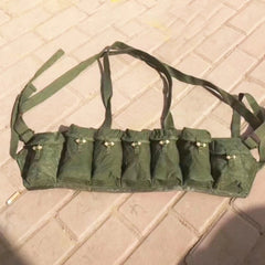 Surplus Vietnam War Chinese Type 63 Auto Chest Rig Ammo Pouch Military Bag Pack 07FC0E-D4 - KOEEK