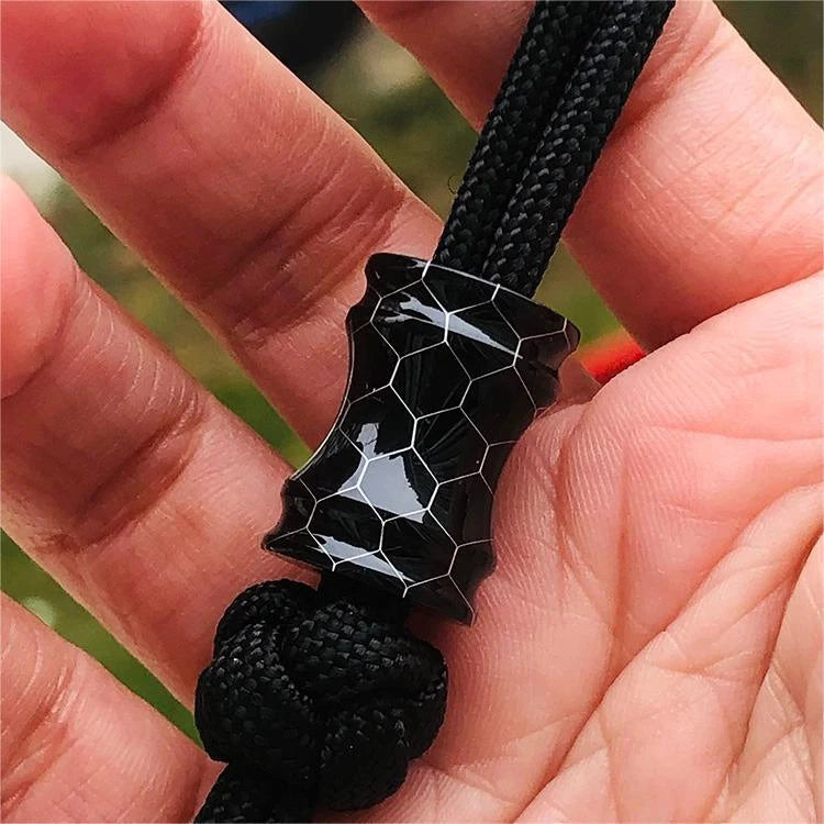 1PC Resin Knife Lanyard Bead Paracord Necklace Pendant Bracelet Making EDC Beads 07FC0E-D4 - KOEEK