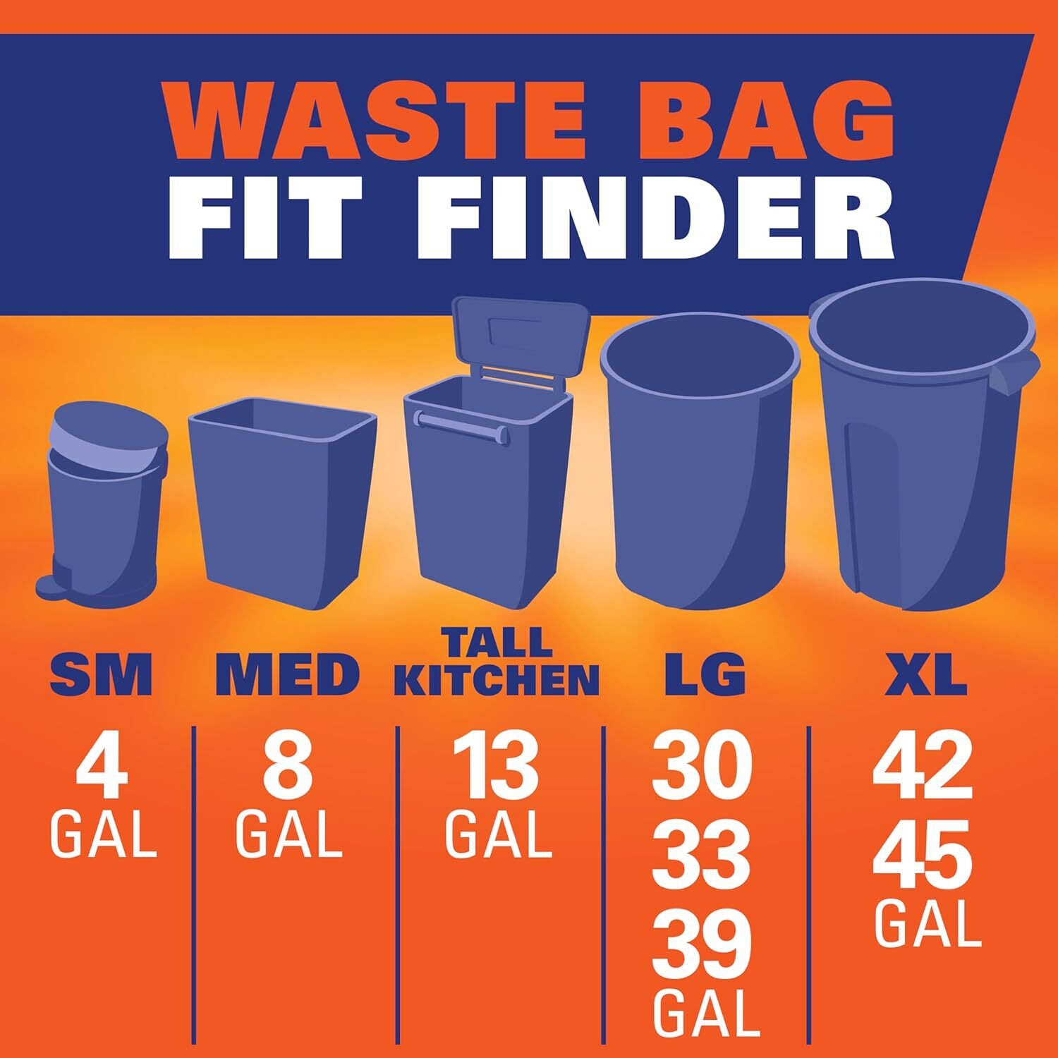 new Hefty Ultra Strong Multipurpose Large Trash Bags, 25 Count (Pack of 1), Black HEFTY - KOEEK