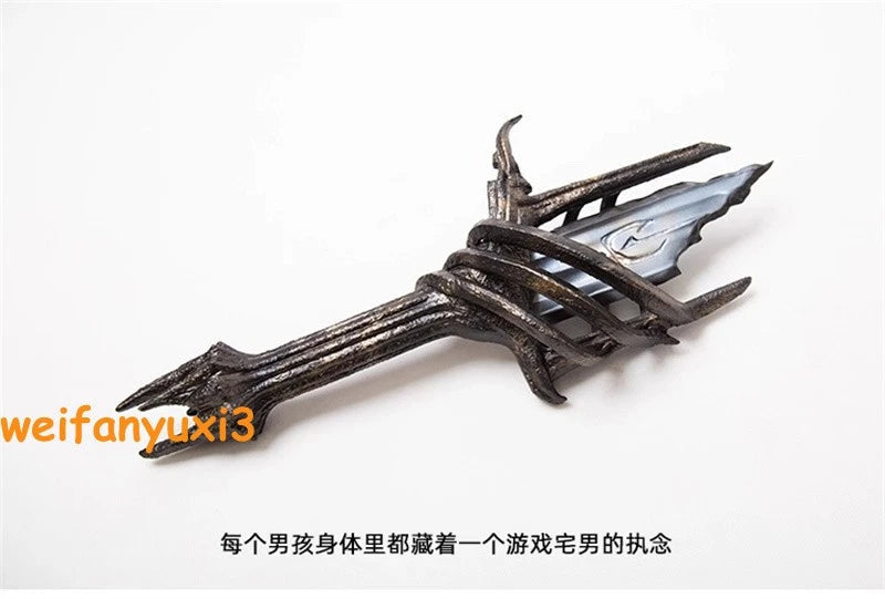 1/1 Lord Of The Rings Sauron's Broken Sword Metal Model Ornament Replica Props 07FC0E-D4 - KOEEK