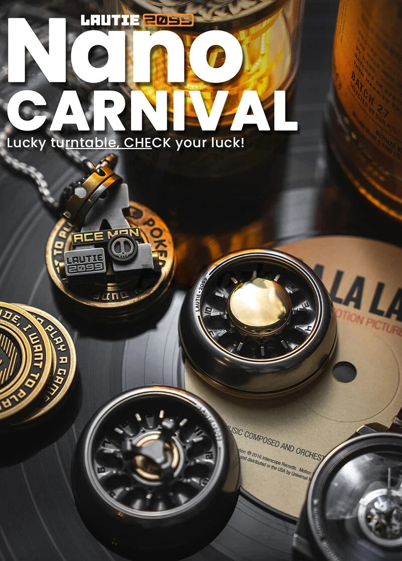 LAUTIE EDC Carnival Nano Spinner Roulette Series Desk Toys Anxiety Toys 07FC0E-D4 - KOEEK
