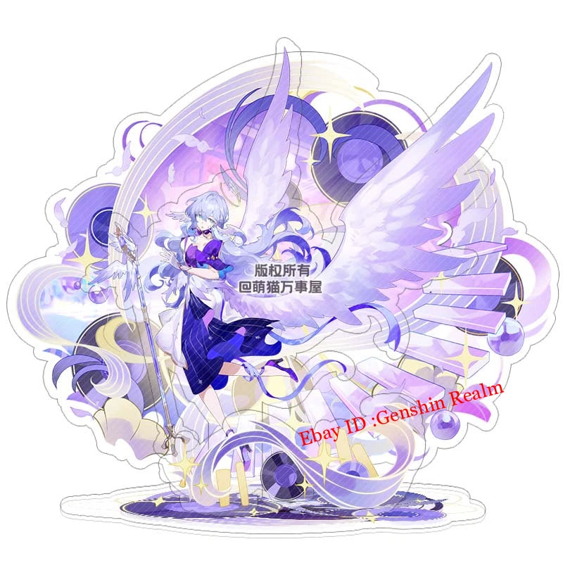Anime Honkai: Star Rail Robin Acrylic Desktop Stand Figure Collection Deco Gift 07FC0E-D4 - KOEEK