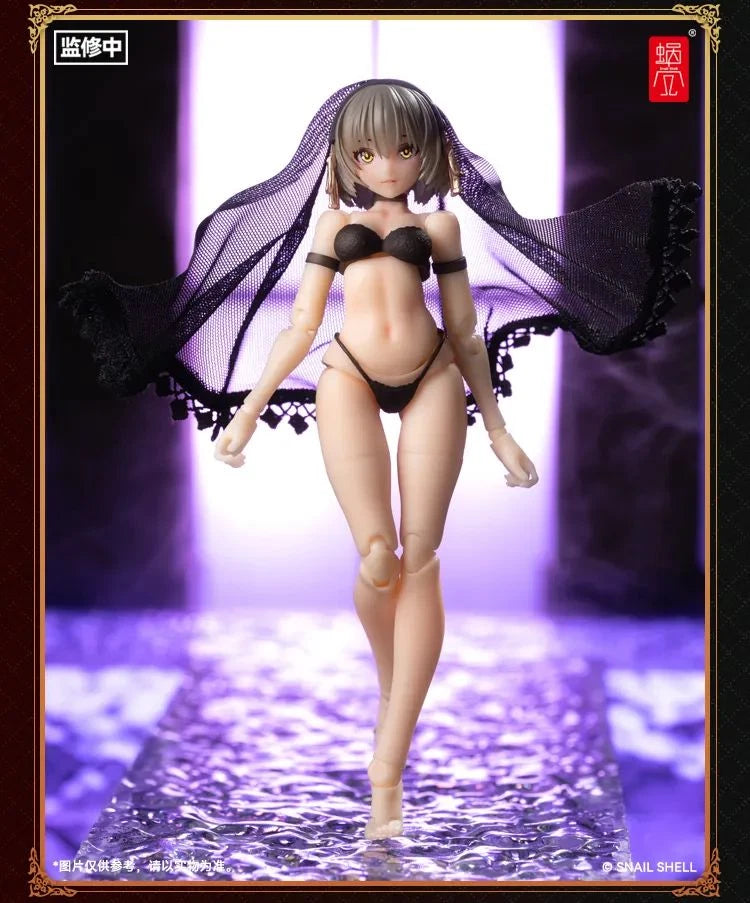 STOCK Snail Shell Front Armor Girl Victoria 1/12 Complete Model Action Figure 07FC0E-D4 - KOEEK